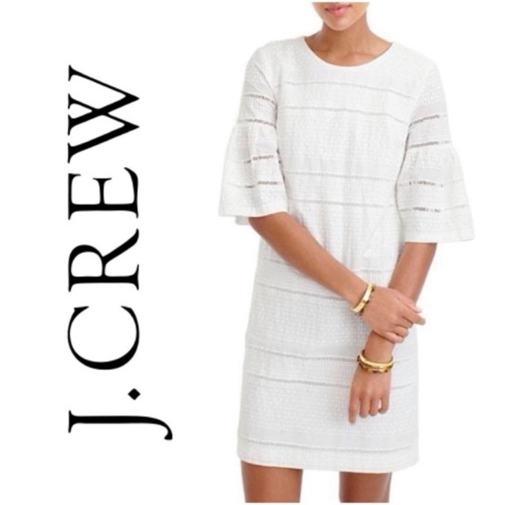 J crew white sheath dress